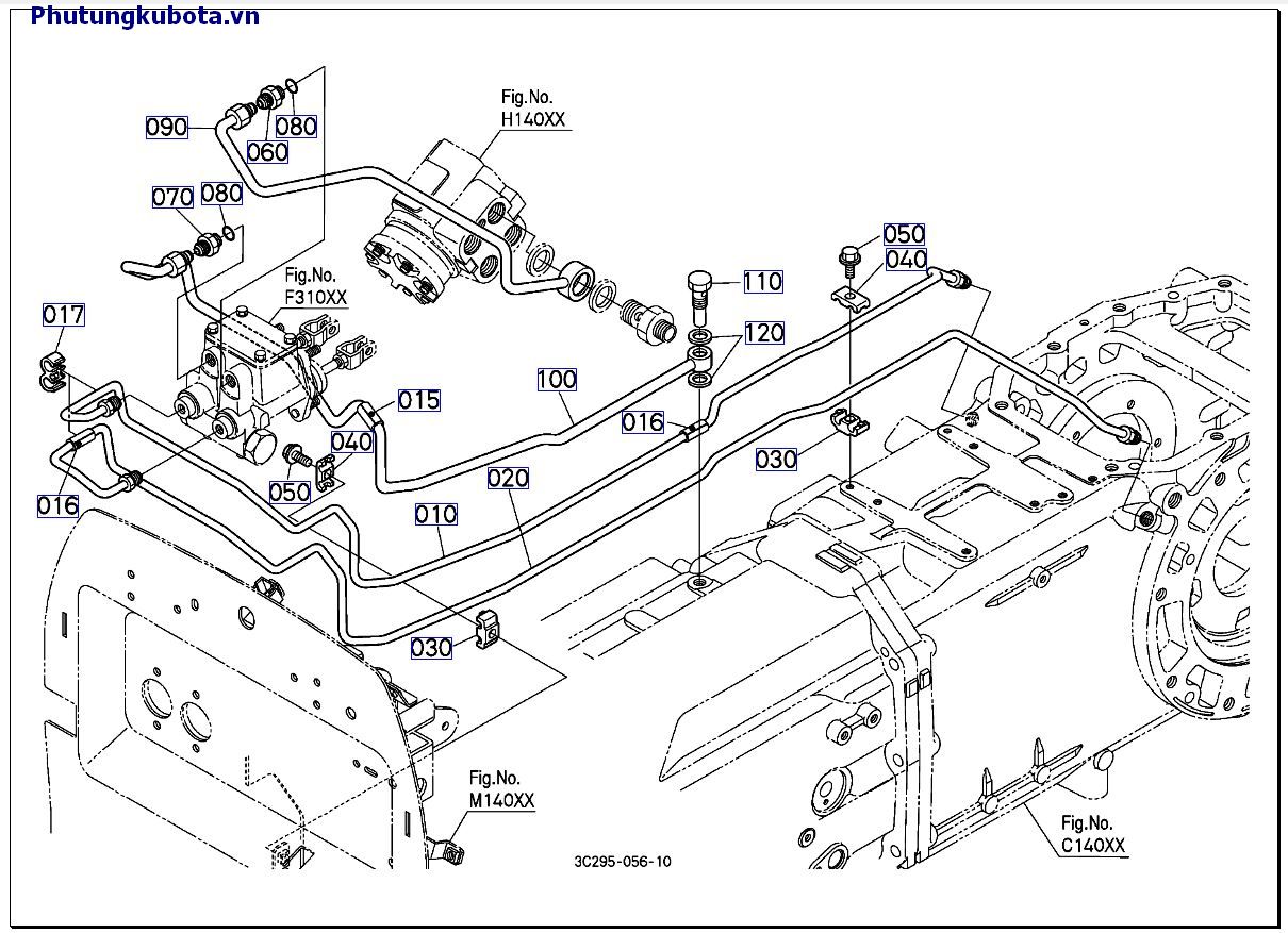 Ống dẫn dầu phanh cũ 50001-60296